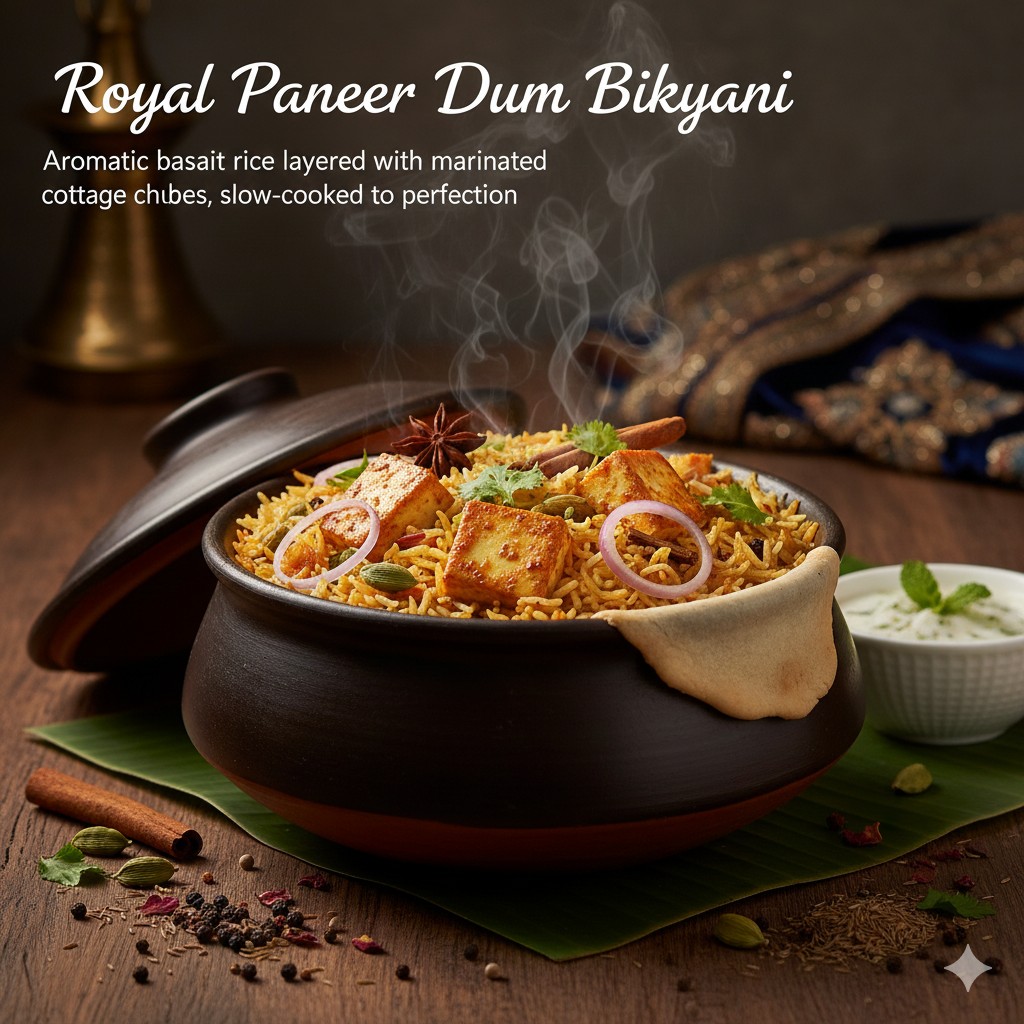 Royal Paneer Dum Biryani